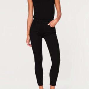 DL1961 Florence Ankle Mid-Rise Instasculpt jeans black size 26
